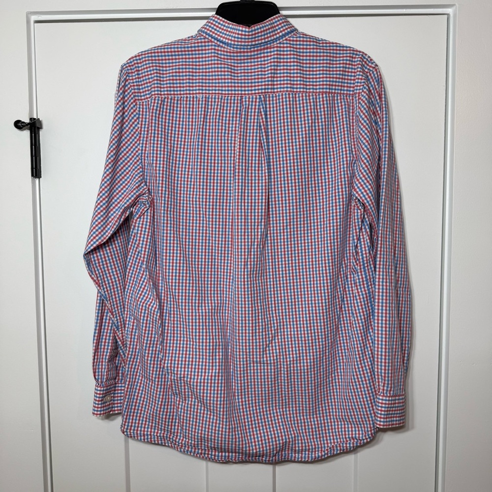 Vineyard Vines Gingham Plaid Button Long Sleeve C… - image 4